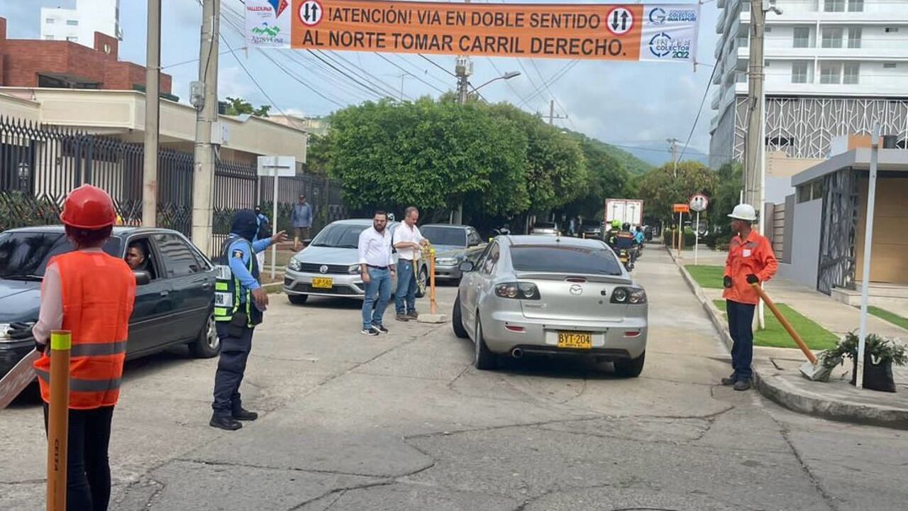 Cierres viales en Valledupar.