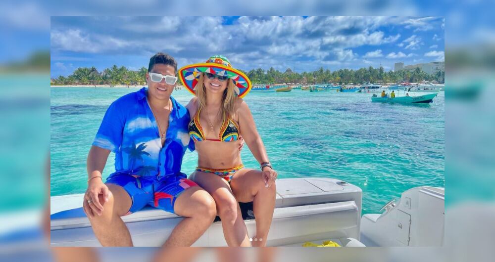 El cantante vallenato Rafa Pérez y Milagros Villamil, su esposa