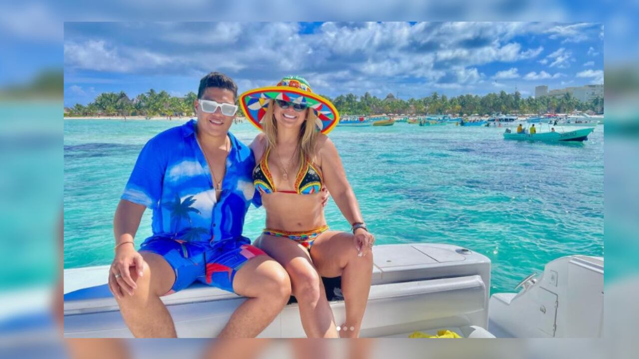 El cantante vallenato Rafa Pérez y Milagros Villamil, su esposa