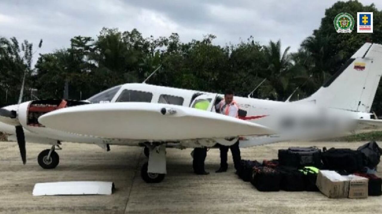 A la red criminal le fueron incautadas dos aeronaves y más de media tonelada de clorhidrato de cocaína.