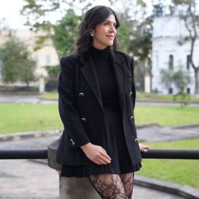 Periodista Lorena Beltrán.