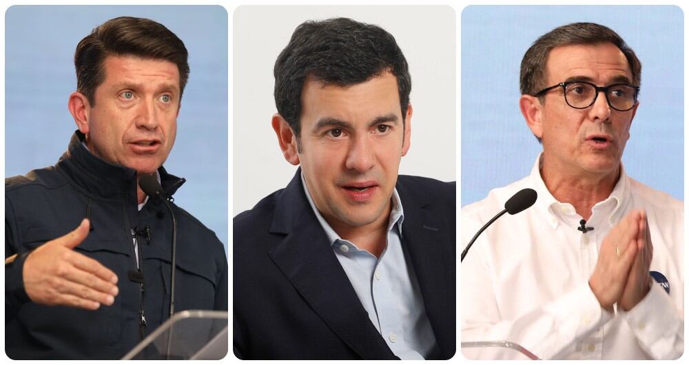 Diego Molano, Rodrigo Lara y Jorge Luis Vargas.