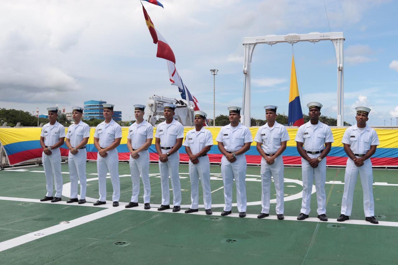 Los grumetes que se embarcarán en la  X Expedición Antártica.