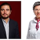 Santiago Osorio y Claudia López.