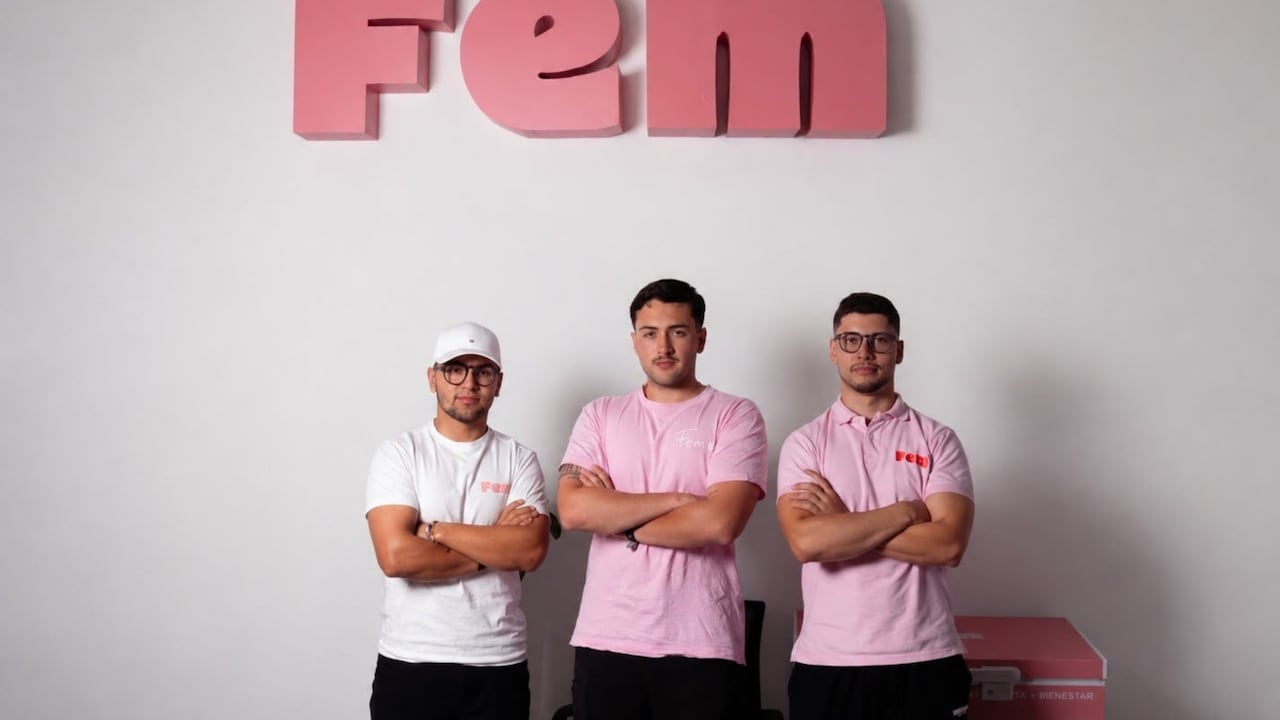 Mateo Vera, Samir Orozco y Miguel Botero desarrollaron Fem Probiotics.