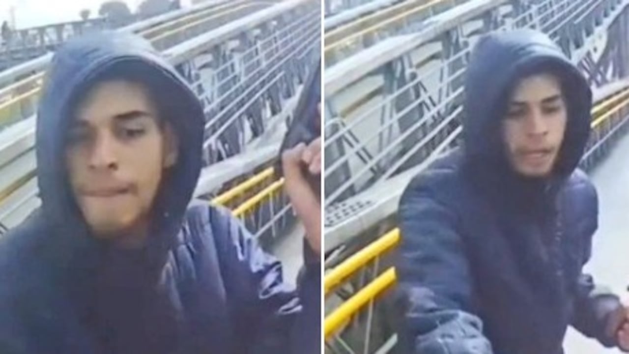 El hecho tuvo lugar en el puente peatonal Polo-Castellana.