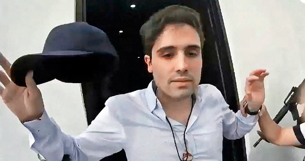 Ovidio Guzmán López, hijo del Chapo Guzmán.