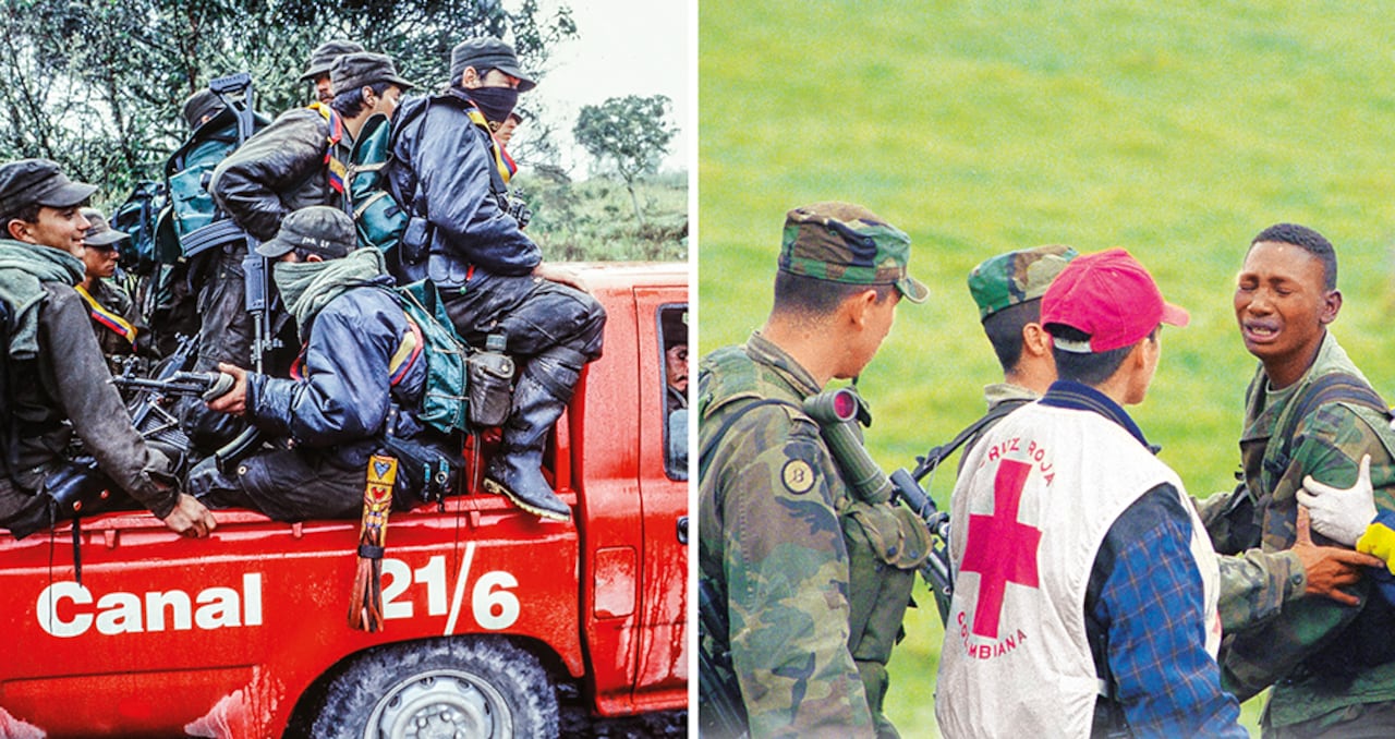 El soldado Fredy Iturre prestaba el servicio militar con su hermano. Este es el momento exacto en el que encontró su cadáver, y la muestra del dolor que vivieron los jóvenes que protegían a los habitantes de esa región. Los guerrilleros de las Farc se burlaban de la manera como hicieron sufrir a los soldados antes de matarlos.