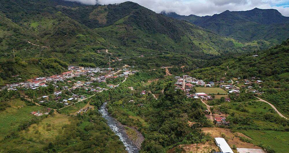 Frontera de Colombia con Ecuador.