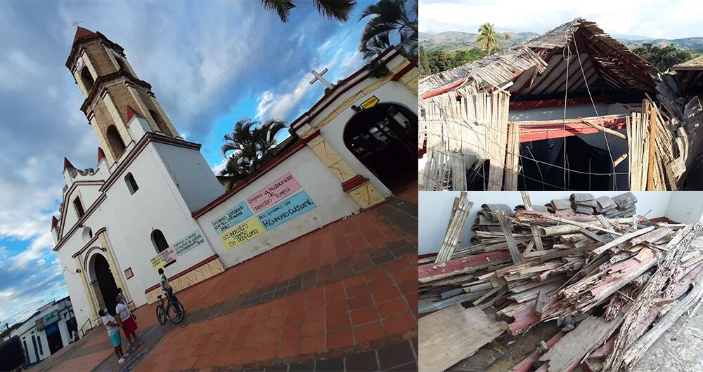 Las autoridades eclesiásticas y municipales de Garzón llevan insistiendo desde 2002 en la necesidad de intervenir la parroquia de San Antonio de Padua, por el alto riesgo que representa. En varias ocasiones su petición ha sido rechazada.