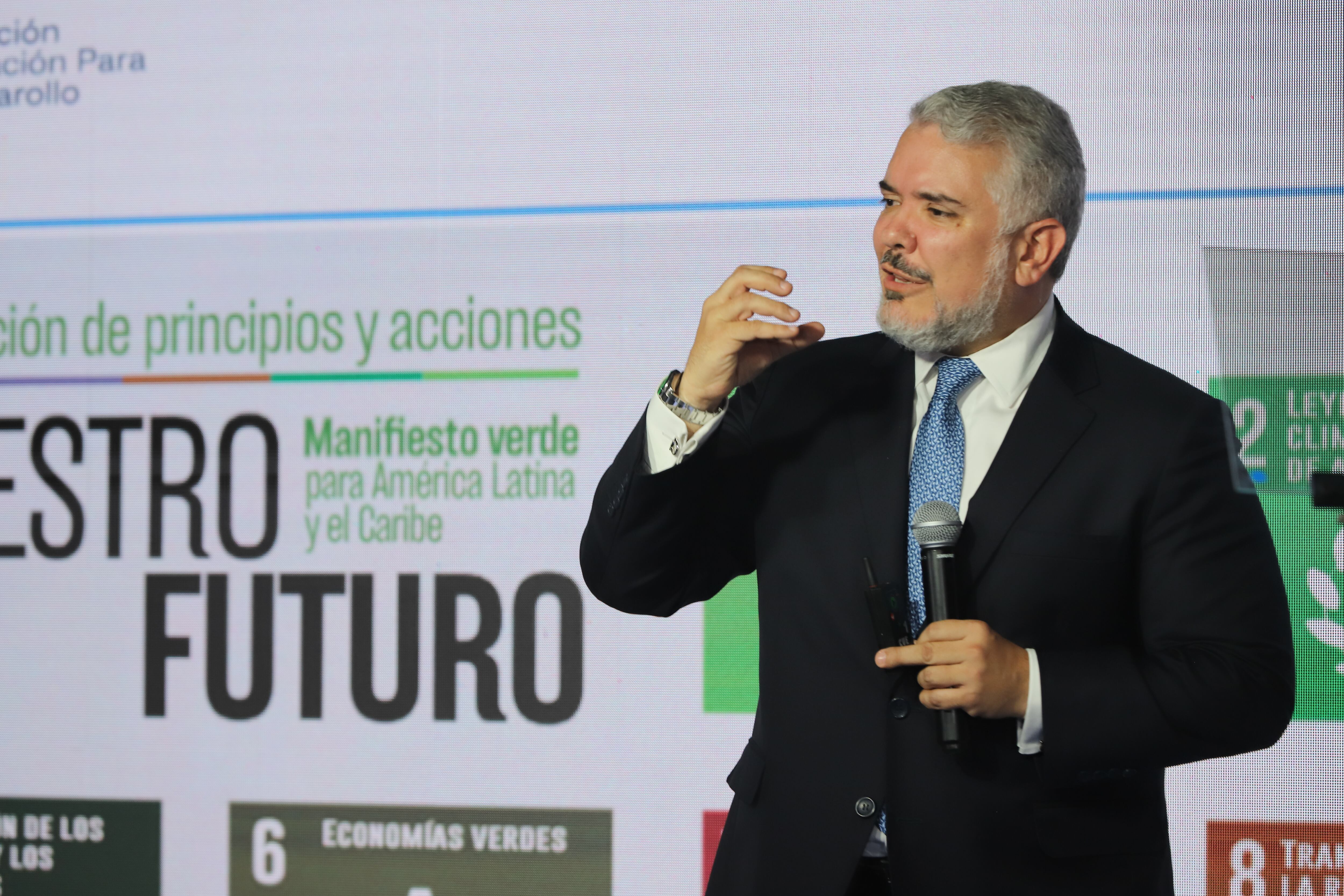 Ex presidente Iván Duque Márquez Lanzamiento Fundación para la Innovación para el Desarrollo