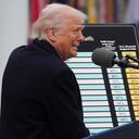 President Donald Trump speaks during an event to announce new tariffs in the Rose Garden of the White House, Wednesday, April 2, 2025, in Washington. (AP Photo/Evan Vucci)