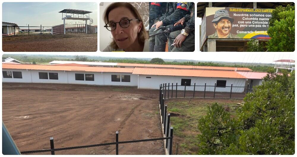 Salud Hernández- Mora llegó hasta el internado "Gentil Duarte" en zona limítrofe entre Caquetá y Meta.