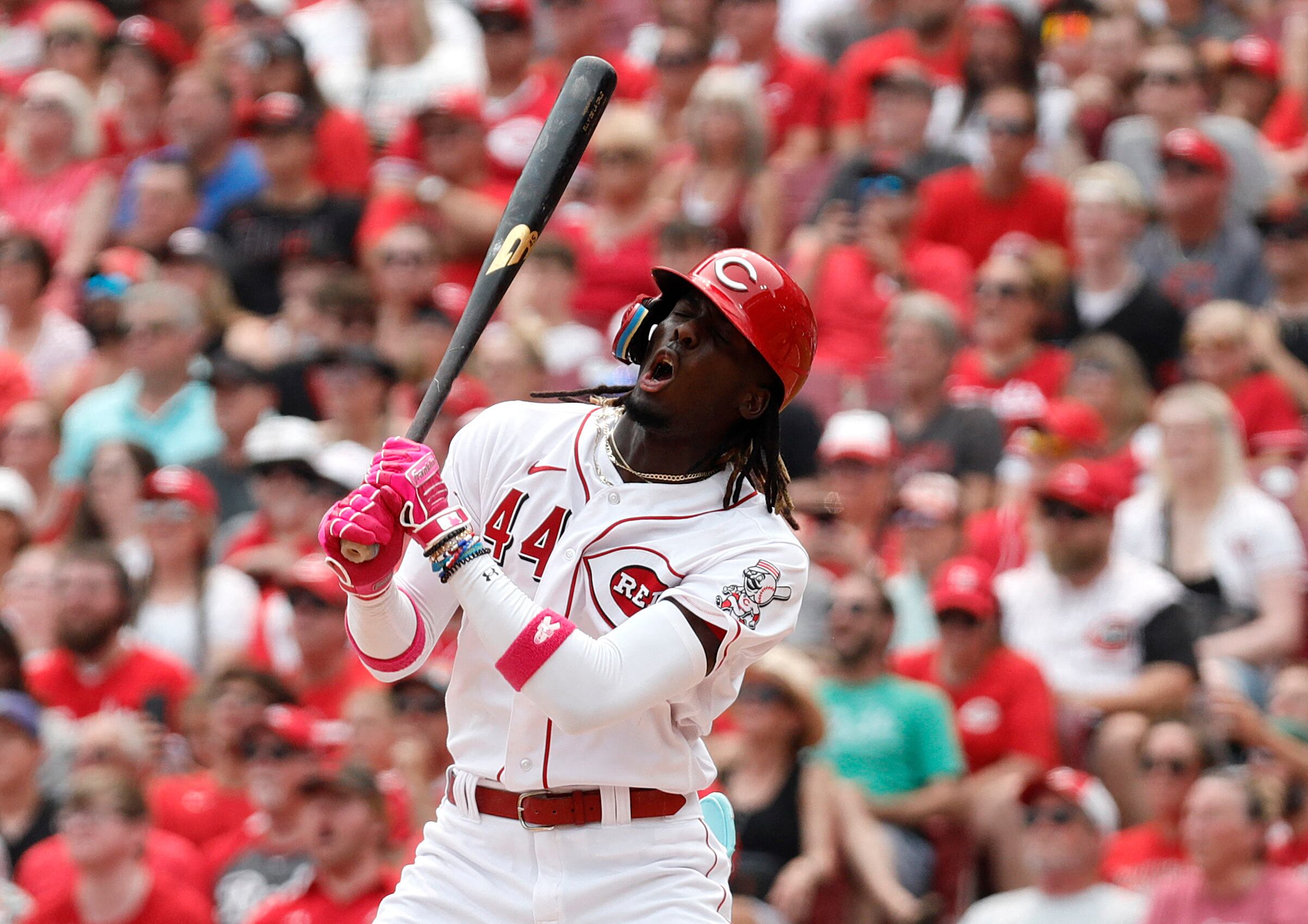 Elly De la Cruz debutó esta temporada en Grandes Ligas.