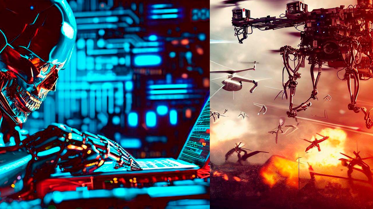 La inteligencia artificial es usada para crear nuevas armas de guerra.