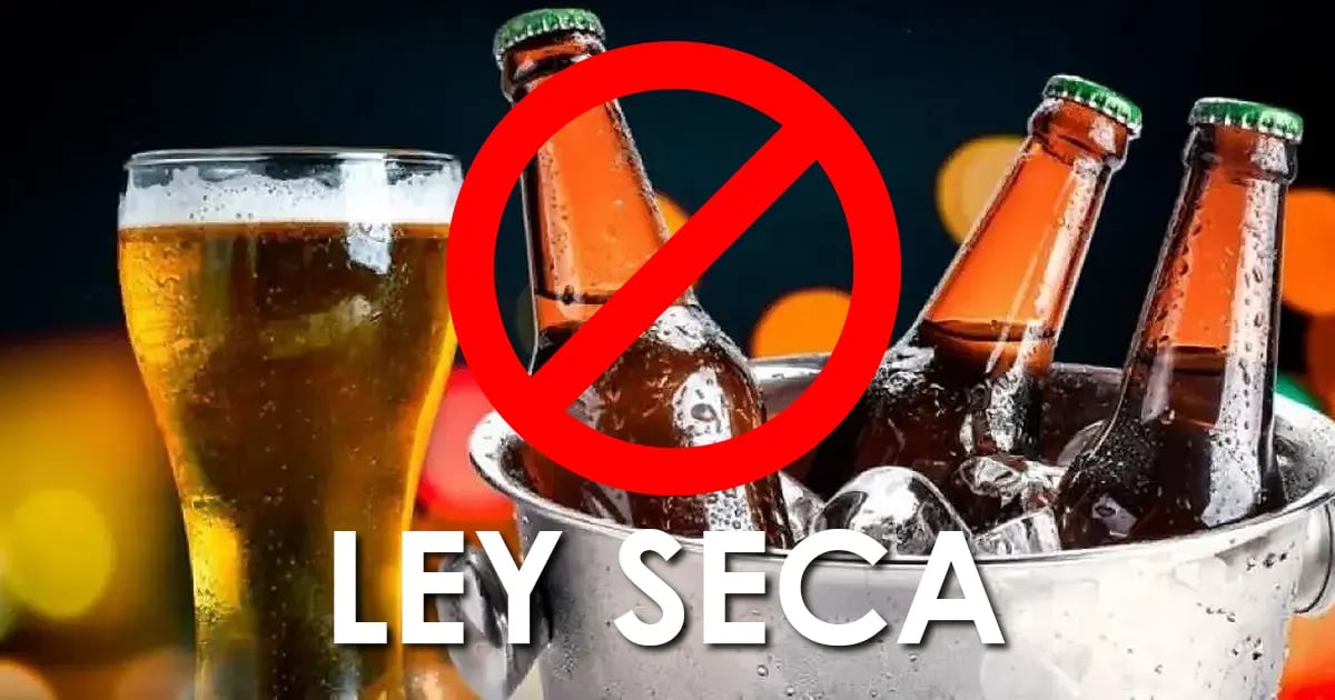 Habrá Ley Seca durante las elecciones regionales.