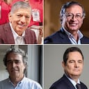 César Gaviria, Gustavo Petro, Claudia López, Sergio Fajardo, Germán Vargas y Juan Manuel Galán