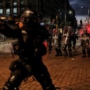 A esta hora se registran disturbios en la Calle 146, cerca a la casa del presidente Duque