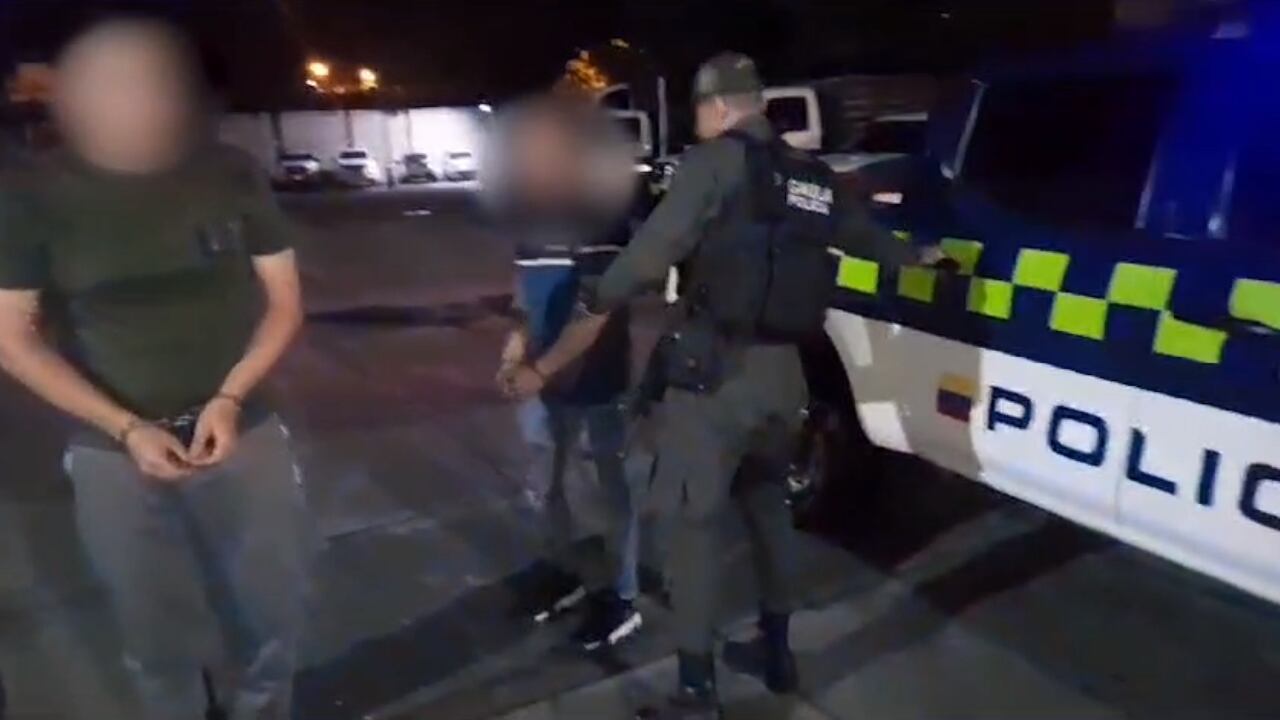 Así cayeron ‘Óscar’ y ‘Quiceno’, encargados de las finanzas de la organización La Inmaculada; estaban en el cartel de los más buscados