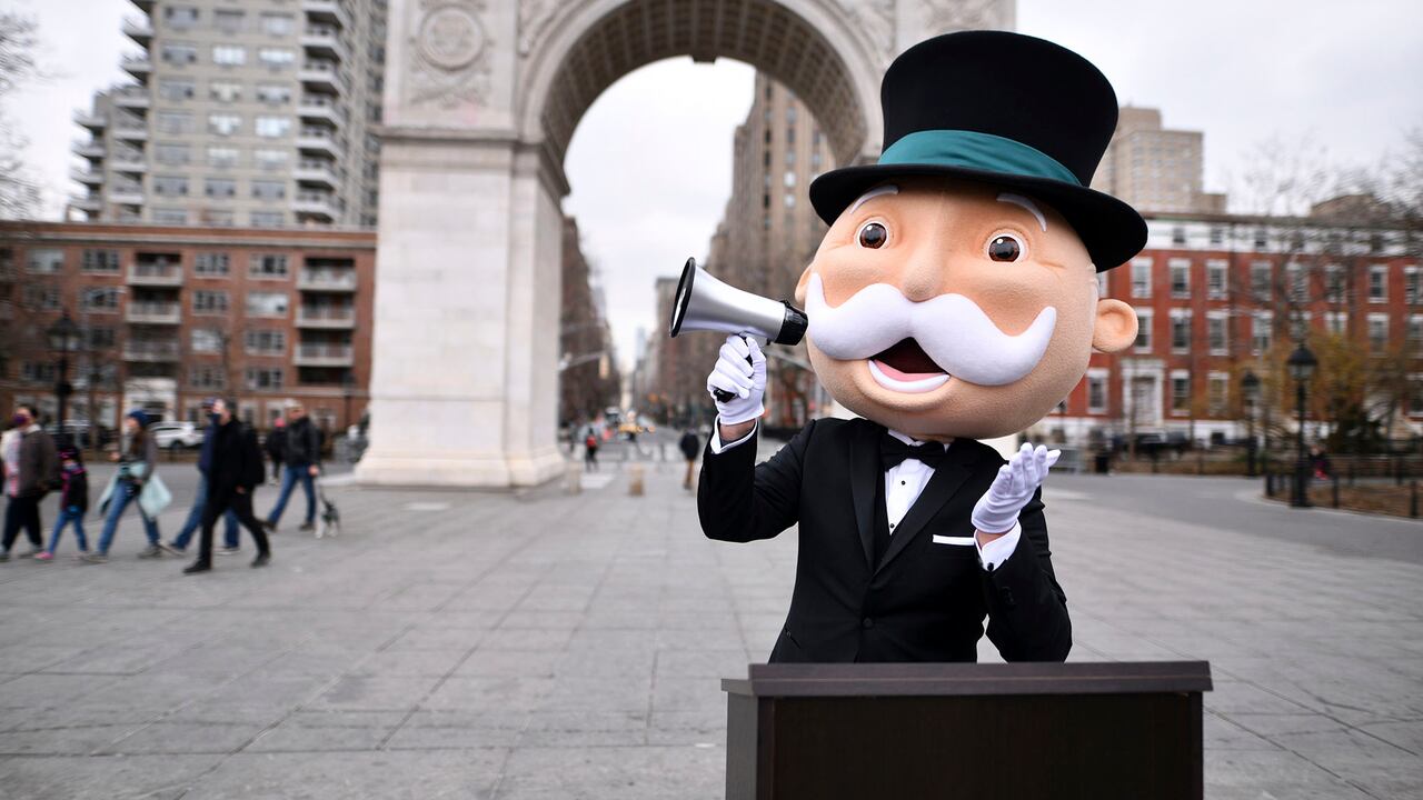 El señor Monopolio en Nueva York.