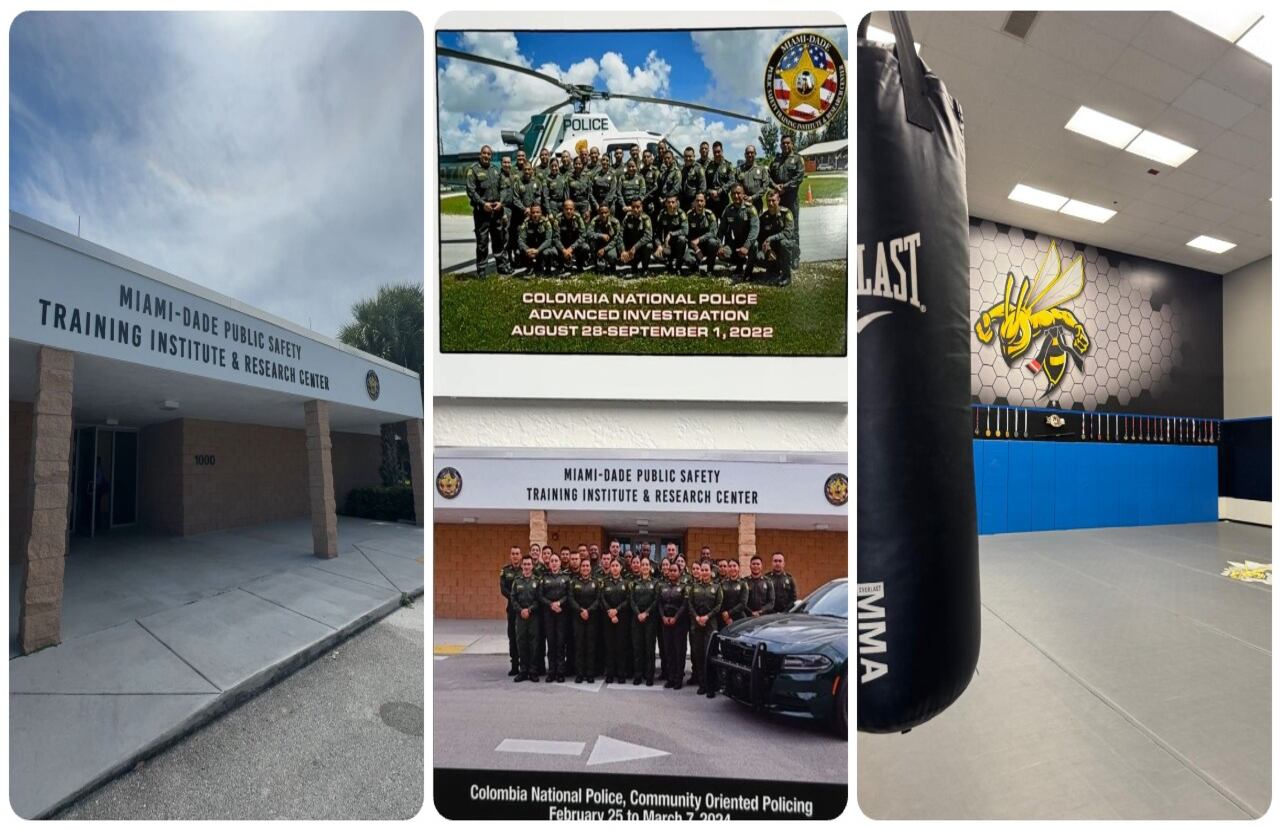 La policía colombiana ha recibido capacitaciones por parte de la policía de Miami Dade