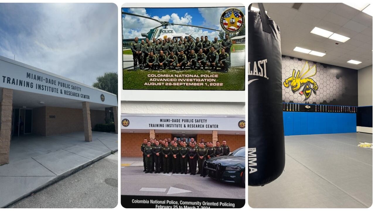 La policía colombiana ha recibido capacitaciones por parte de la policía de Miami Dade.
