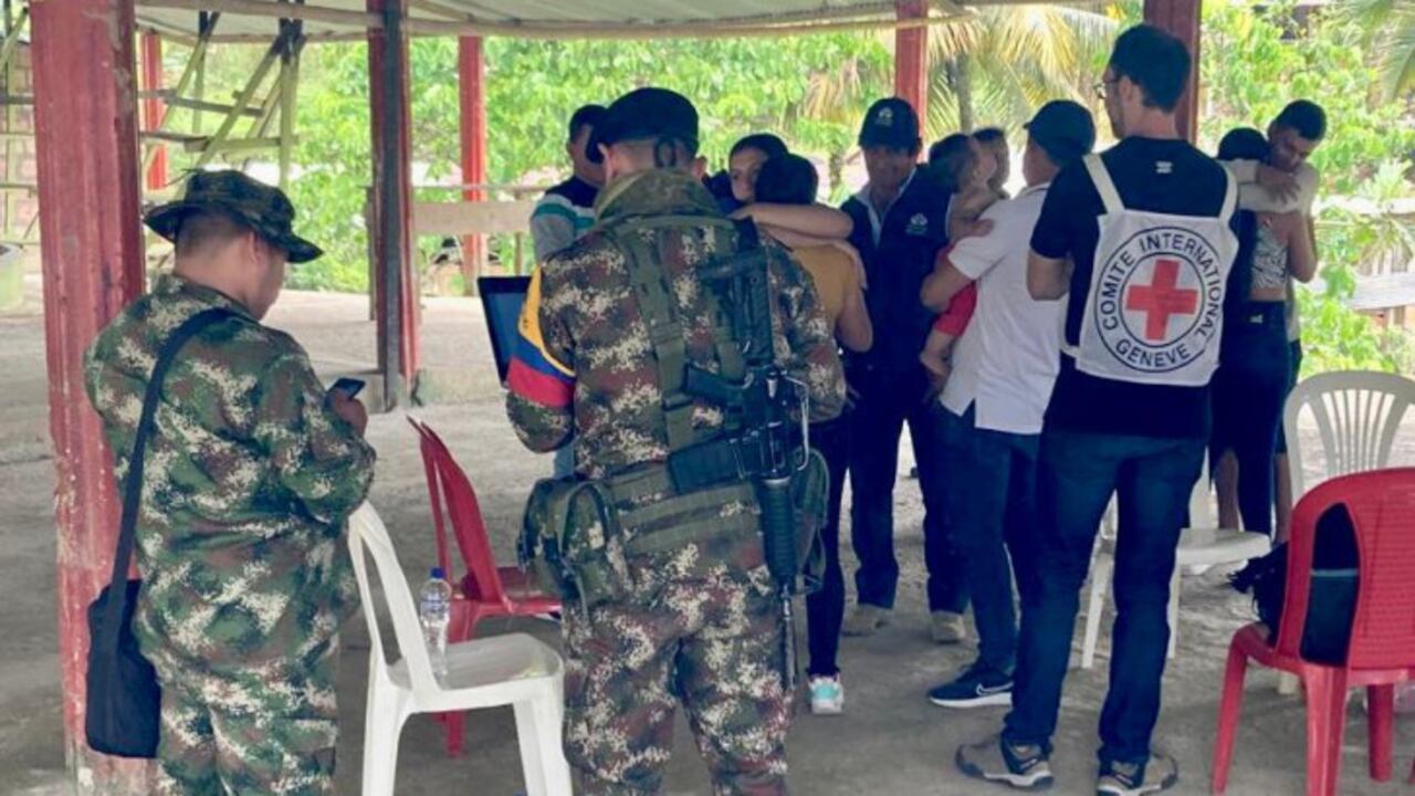 Dos personas fueron liberadas en el Cauca
