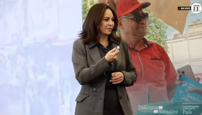Piedad Urdinola, directora del Dane, durante la presentación del Censo Nacional Económico Urbano-Cenu