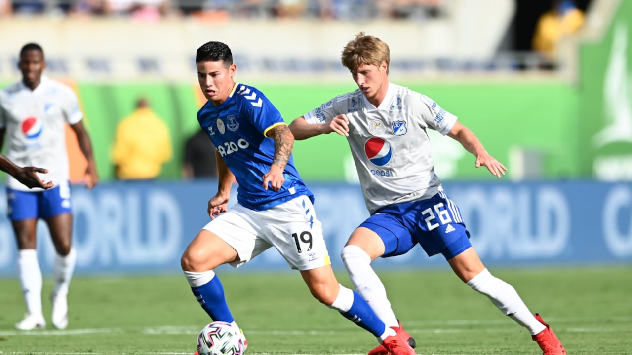 James Rodríguez y Andrés Llinás en la Florida Cup.