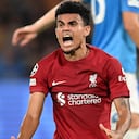 El colombiano anotó el único gol de su equipo ante el Napoli.