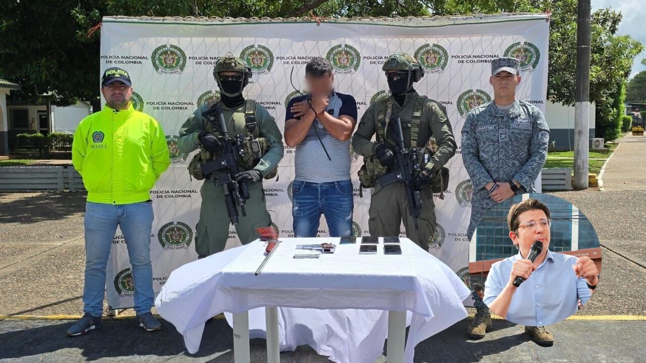 Captura de alias El Viejo, señalado de ser uno de los cerebros del asesinato del senador Miguel Uribe Turbay.