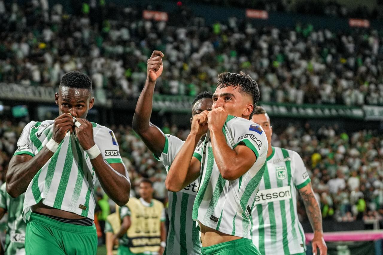 Atlético Nacional se enfrentó con América de Cali en el partido de ida de la semifinal de la Copa BetPlay 2025 en el estadio Atanasio Girardot.