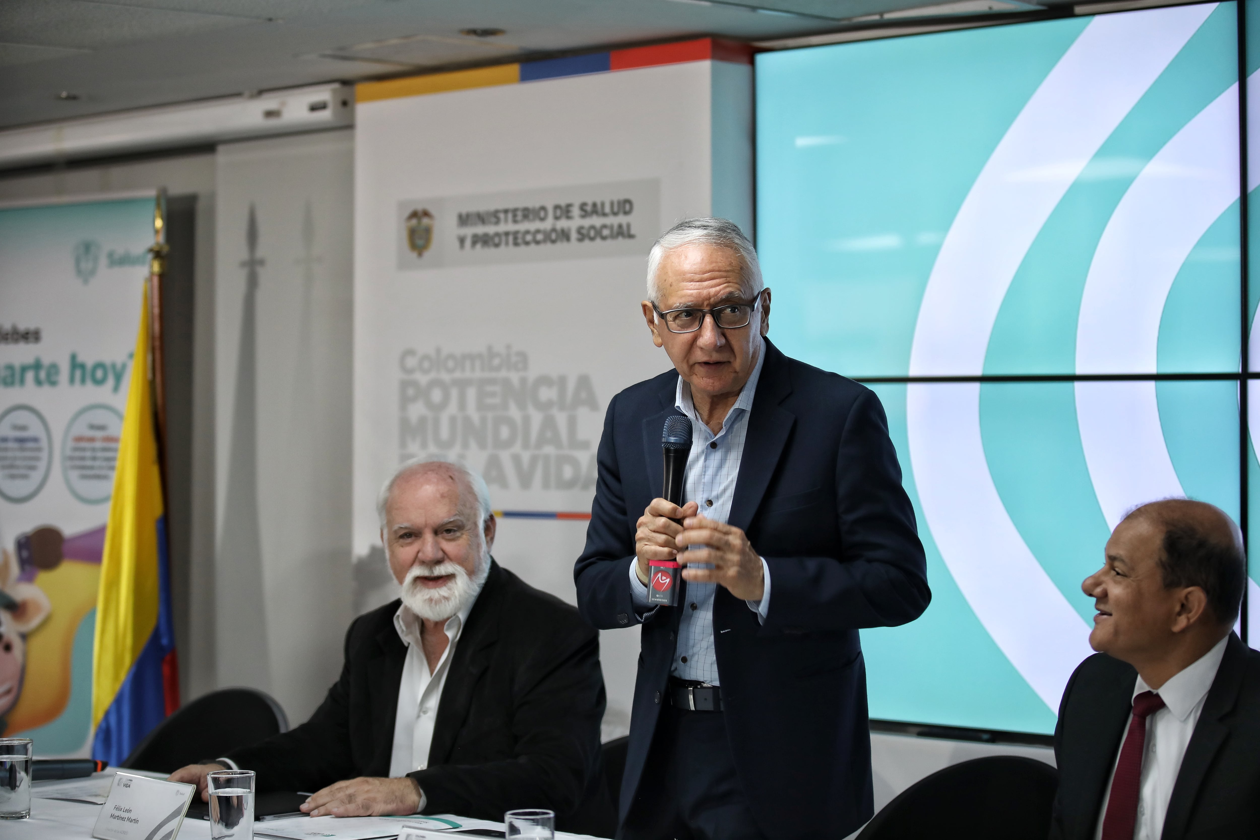 Guillermo Alfonso Jaramillo
Ministro de Salud, rueda de prensa Covid