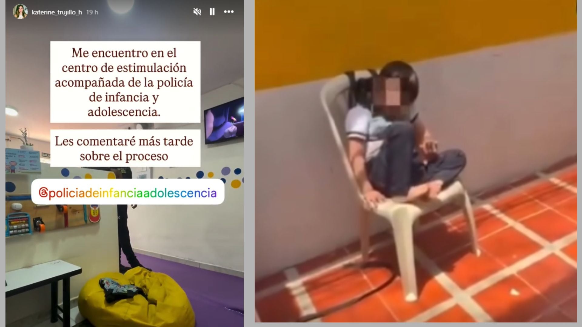 Trujillo Herrera dijo que regresó acompañada por la Policía de Infancia y Adolescencia.
