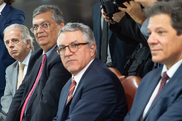 El ministro de Justicia y Seguridad de Brasil, Flávio Dino, aseguró que “hay grupos llamados Frente Antisemita y Movimiento Antisemita actuando en esas redes, y sabemos que eso está en la base de la violencia contra nuestros niños y adolescentes”. (Photo by Andressa Anholete/Getty Images)