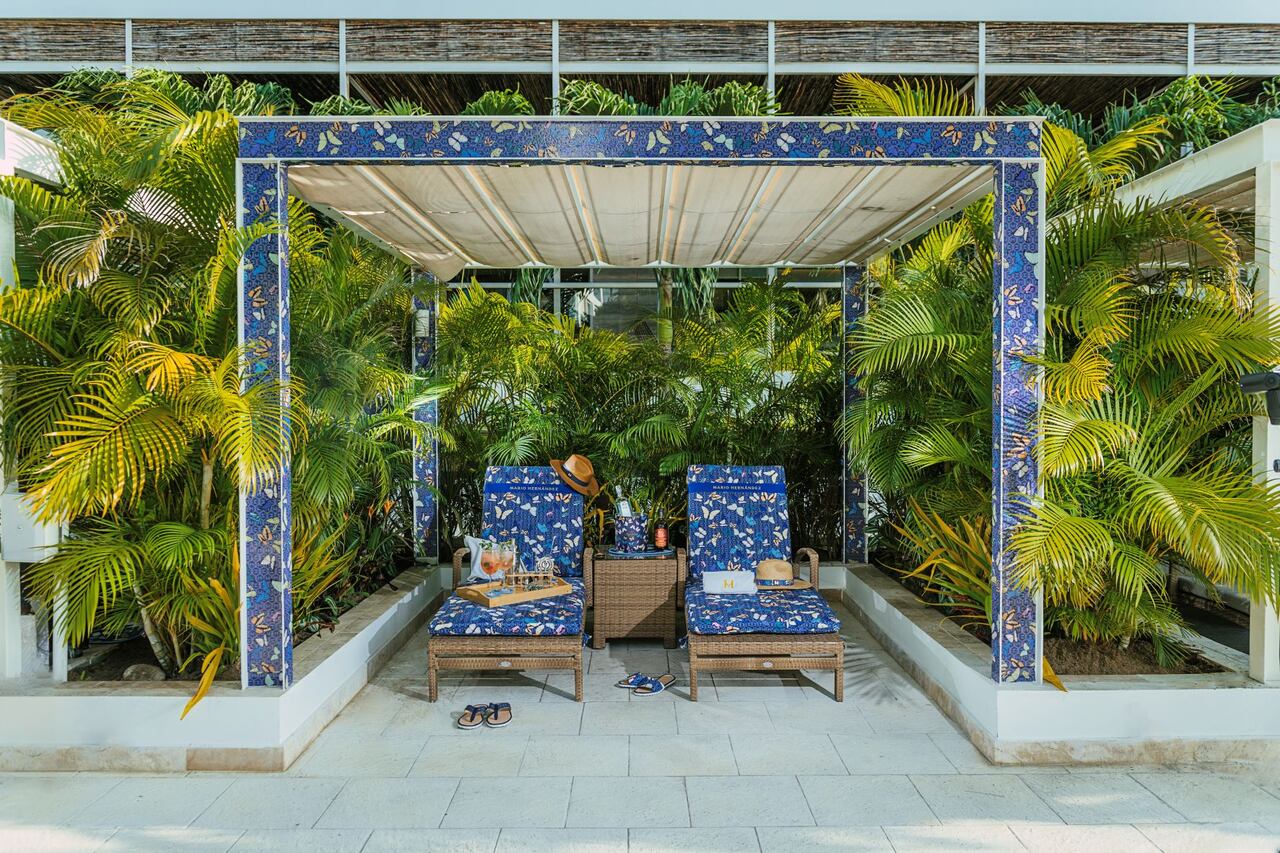 Los huéspedes identificarán sus espacios reservados en la playa, el restaurante, la piscina y el spa.