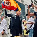 Jota Pe Hernández, protagonista en las marchas del 21 de abril