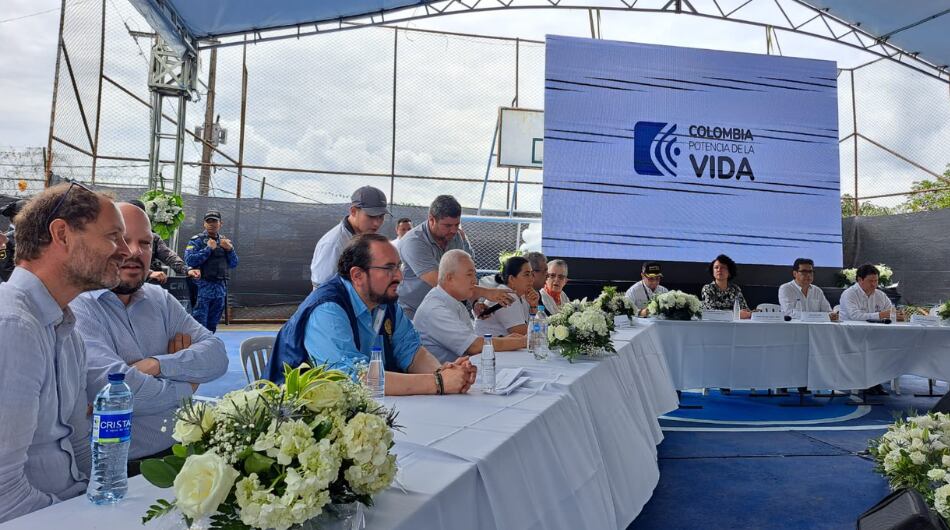 Instalación de la mesa de diálogo en Medellín.