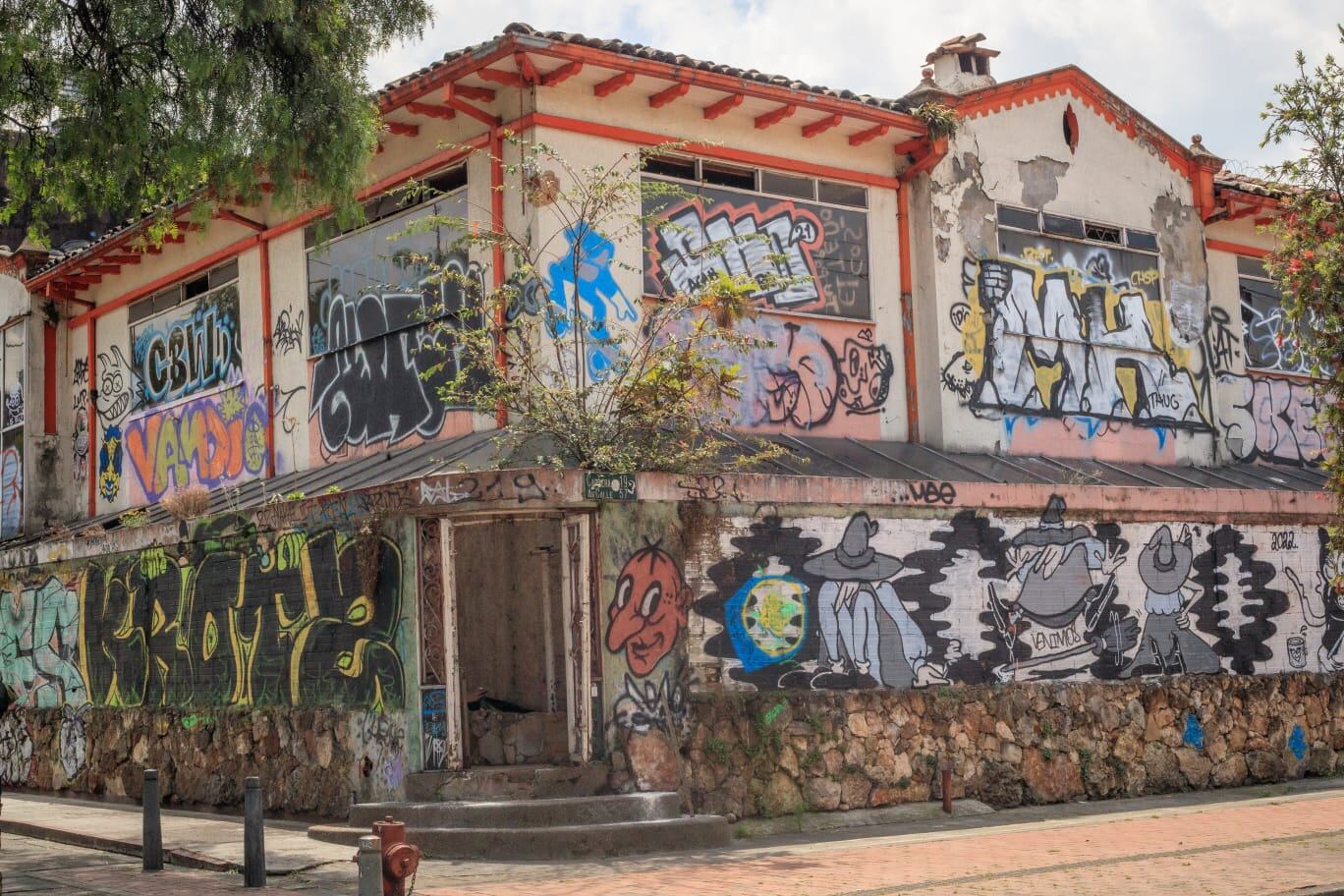 Esta era la casa que fue demolida