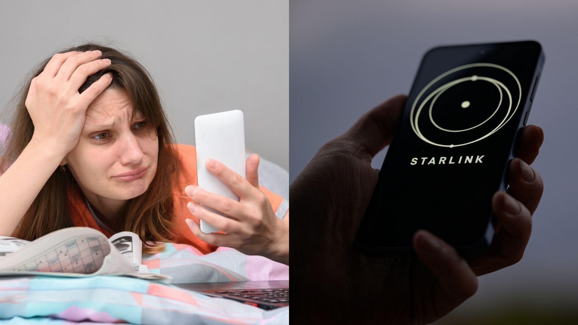 La antena se instala en el exterior del hogar, en un punto con vista despejada al cielo.