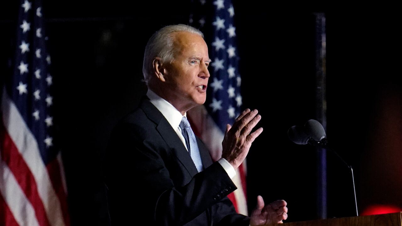 Primer discurso de Joe Biden/AP