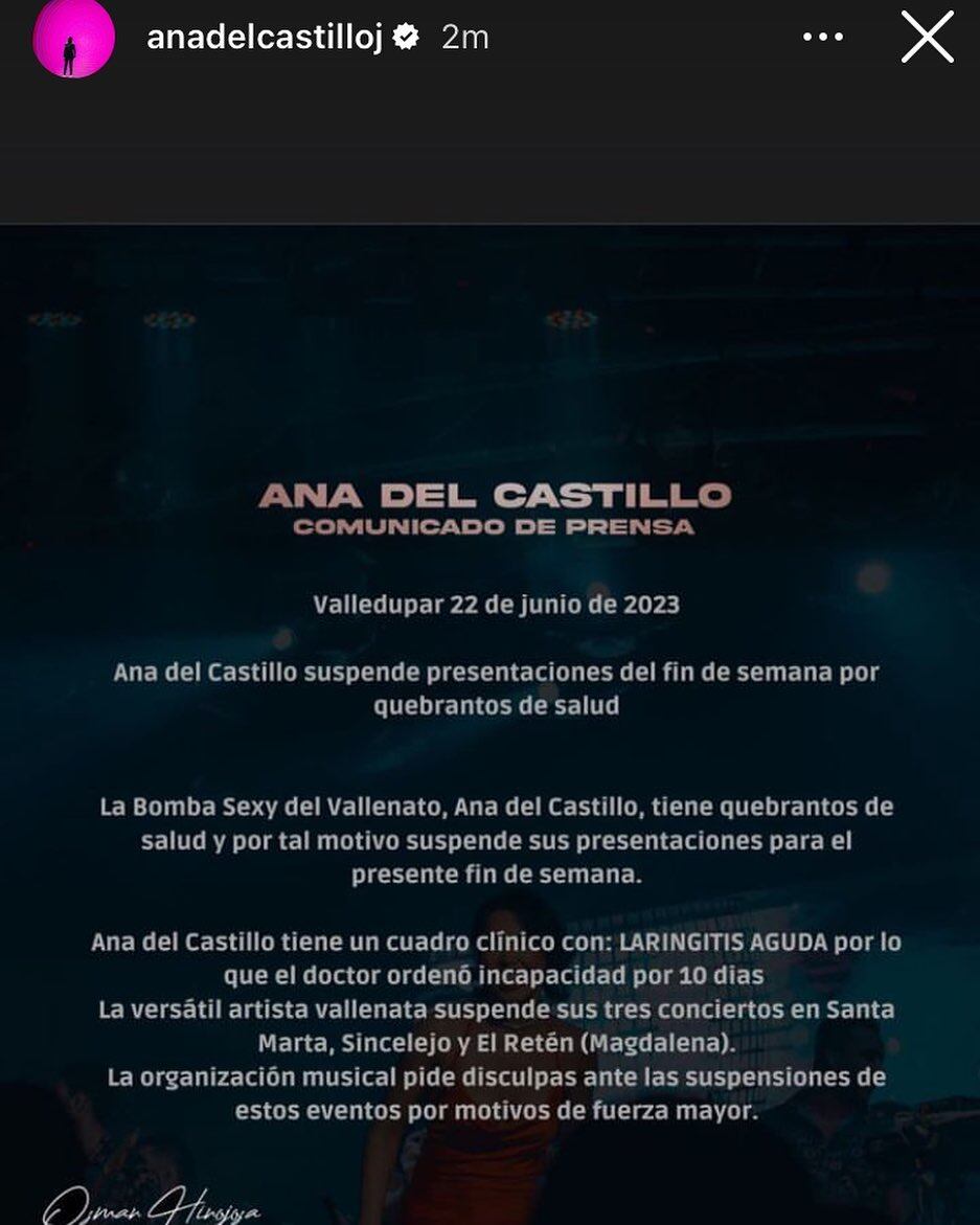 La cantante se pronunció a respecto.