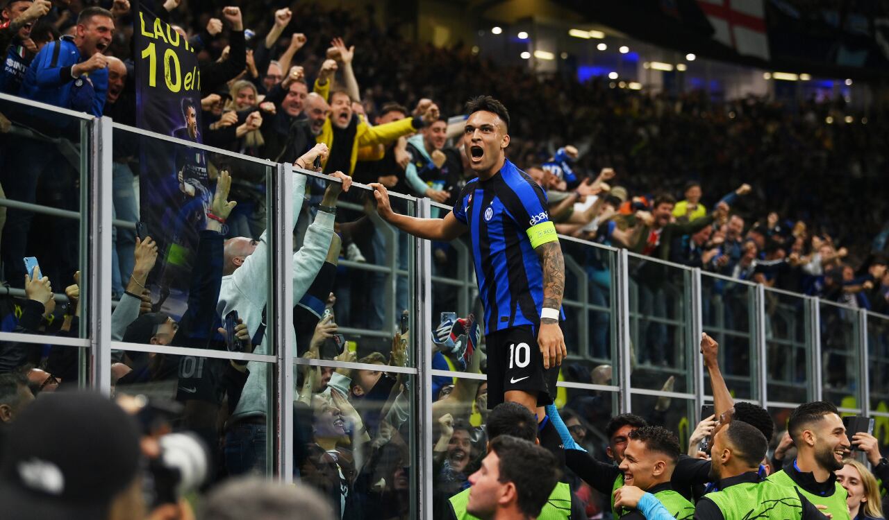 Lautaro Martínez, figura y goleador que ayudó al Inter para llegar a la final.