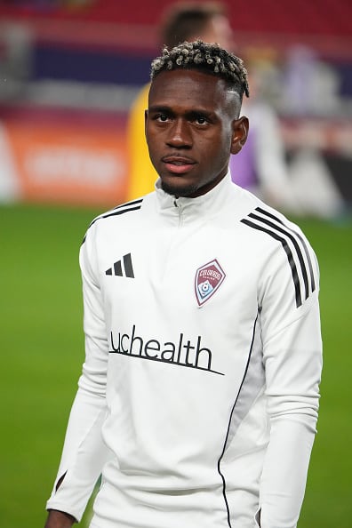 Alexis Manyoma, de Colorado Rapids durante la primera parte del 2026