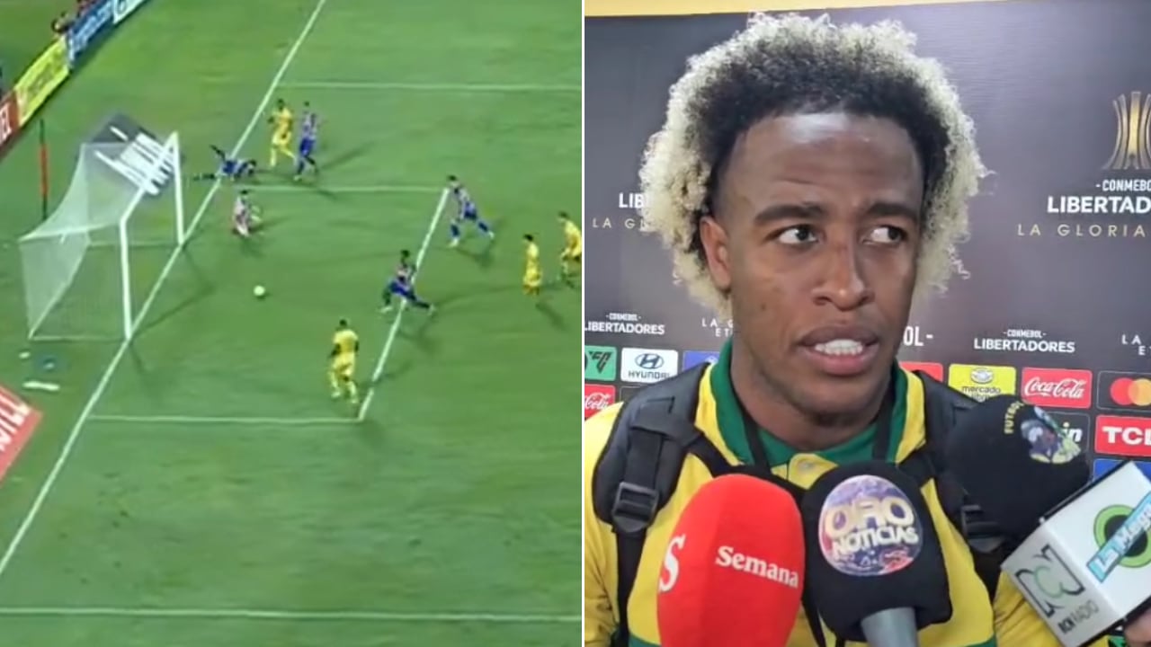 Kevin Londoño se mostró triste por el gol errado en el último minuto contra Fortaleza