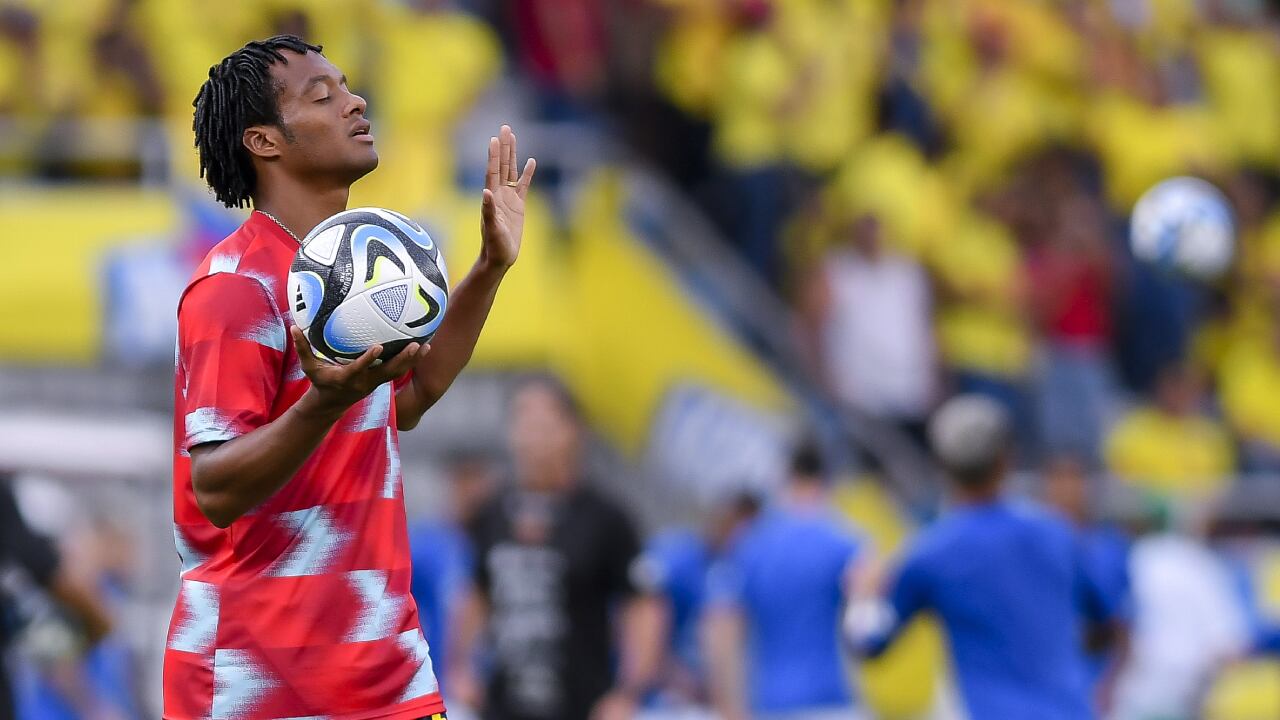 Cuadrado salió con una molestia del partido ante Venezuela.