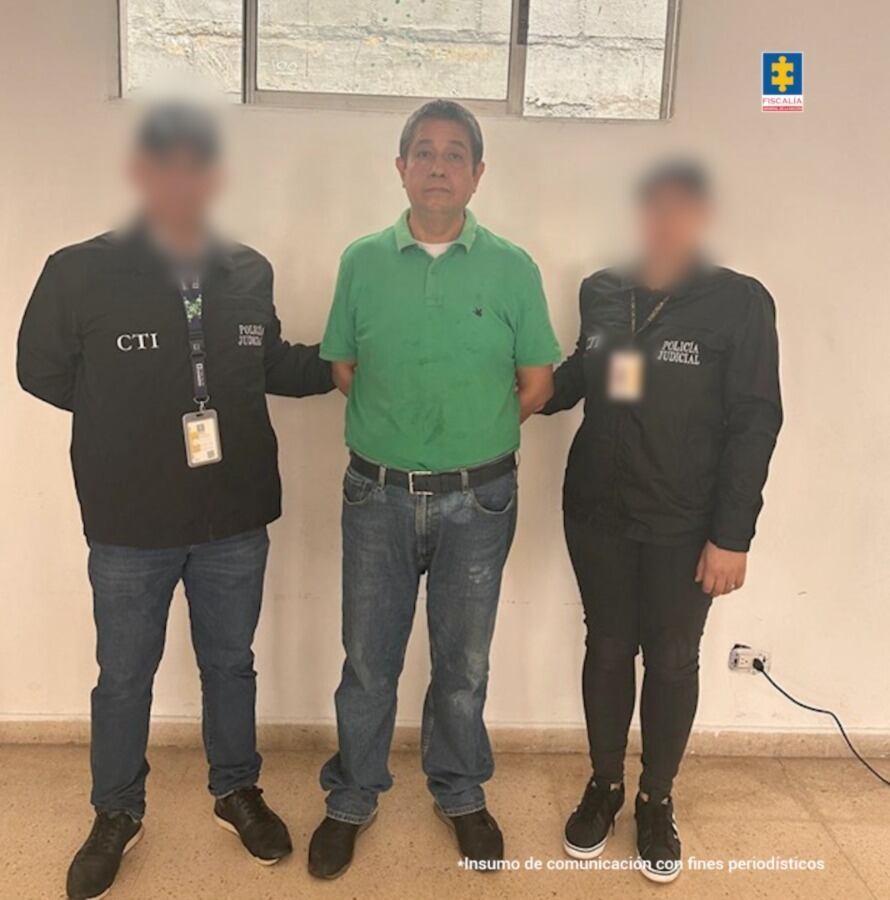 José Artagnan Jaimes Jaime, capturado por supuesto hecho de corrupción cuando era el secretario de Hacienda de Hispania, Antioquia.