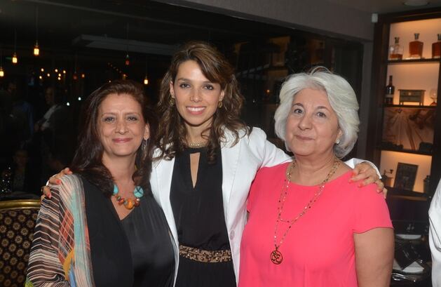 Ana María Restrepo, Juanita Saenz y Martha Cáceres