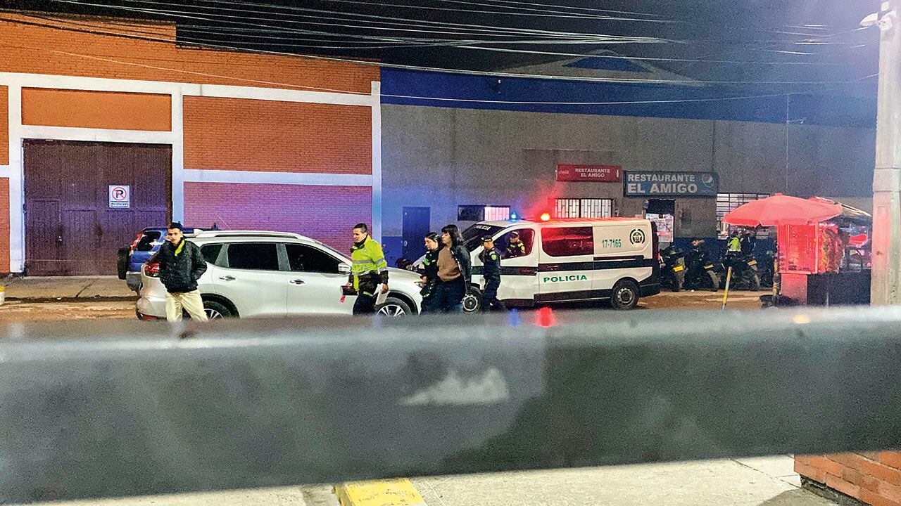 Policía realizando procedimiento en el caso del depredador de Ciudad Bolívar.