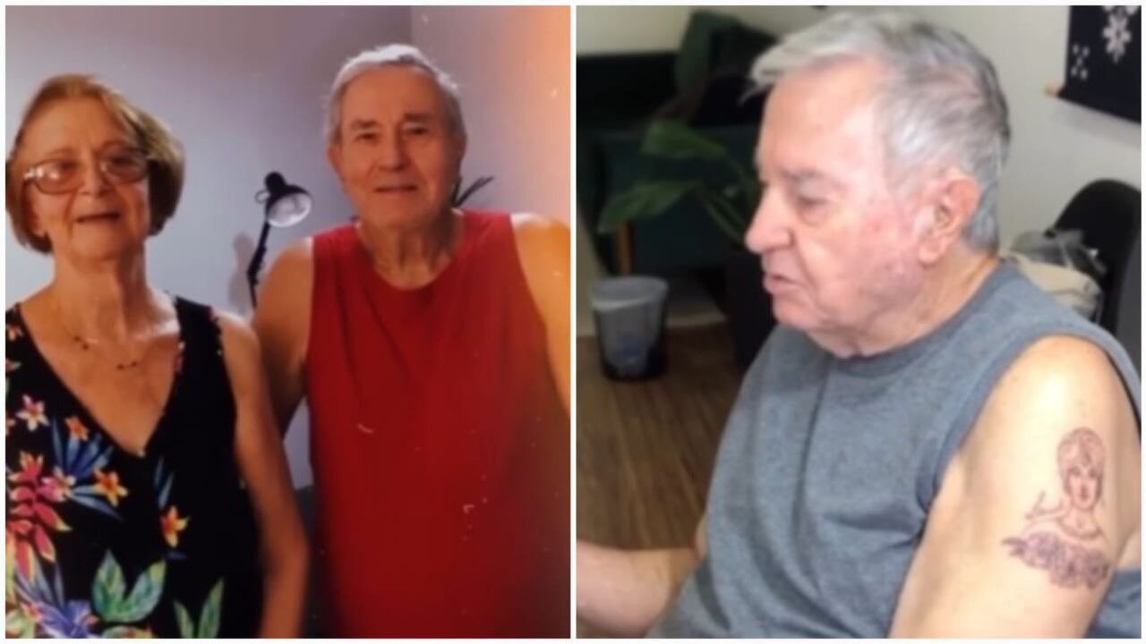 La propia nieta de los brasileños fue quien plasmó en tinta un recuerdo y homenaje.